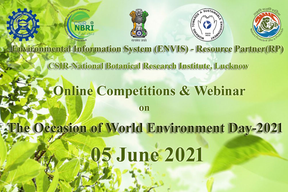  World Environment Day 2021 by ENVIS-RP-NBRI