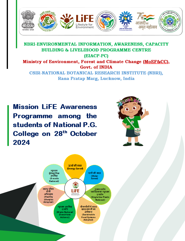  Mission LiFE Awareness Programme 28 Oct 2024